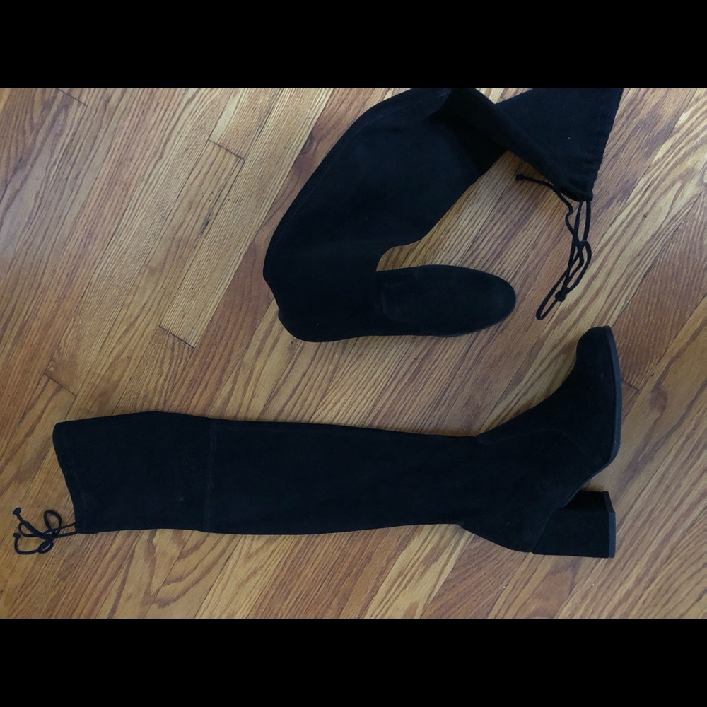 Tieland Stuart Weitzman Over the Knee Boots black 6.5 M